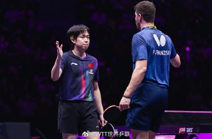 结果查询-王楚钦3-0战胜弗朗西斯卡，晋级重庆冠军赛男单八强